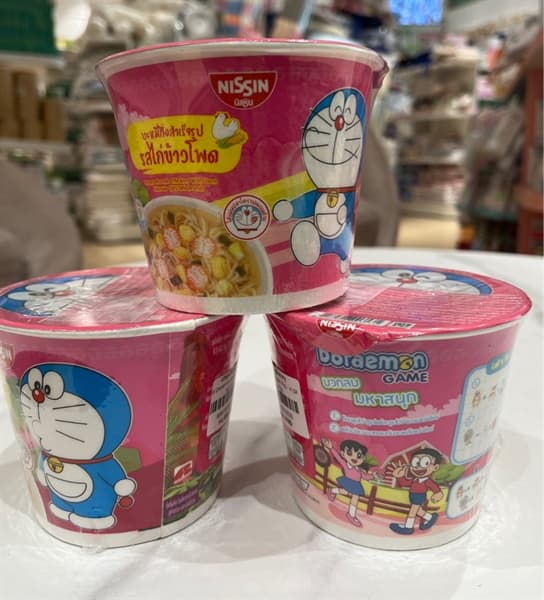 Mì Doremon nissin 40g - vị gà ngô (6ly)