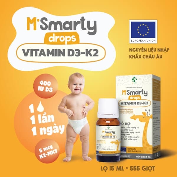 M SMARTY DROP VITAMIN D3-K2