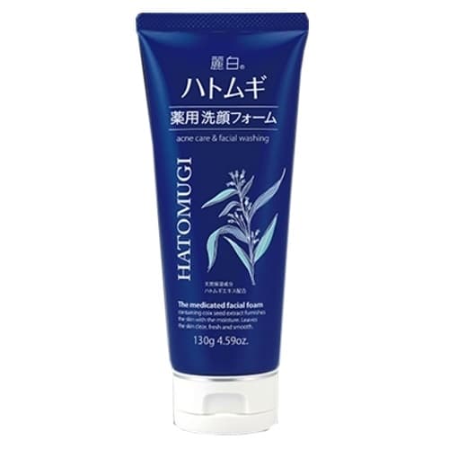 Sữa rửa mặt ngừa mụn, dưỡng ẩm và làm sáng da Hatomugi 130g