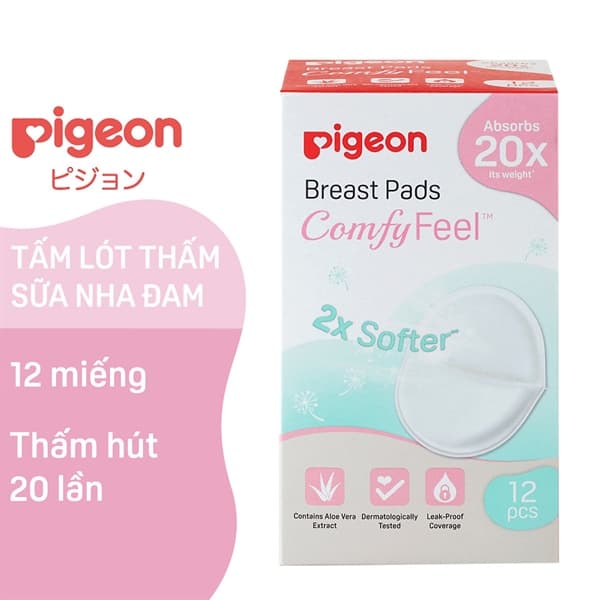 Tấm lót sữa Pigeon (12 miếng/hộp)