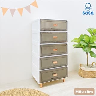 TỦ Ngăn kéo MIRO 5 Tầng - Xám