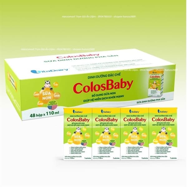 Sữa nước VitaDairy ColosBaby IQ Gold 110ml