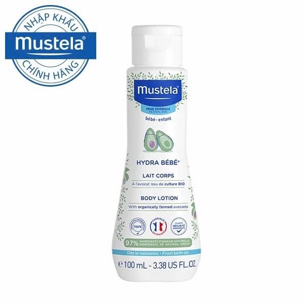 Kem dưỡng thể Mustela Hydra Bebe Body Lotion 100ml