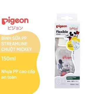 BÌNH SỮA PP STREAMLINE HÌNH CHUỘT MICKEY 150ML