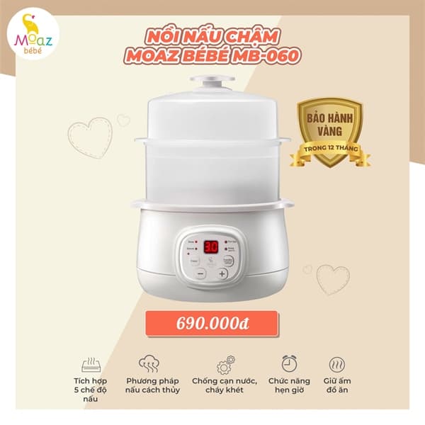 Nối nấu cháo chậm Moaz Bebe - MB060