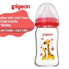 Bình sữa thủy tinh Plus Con Hươu 160ml