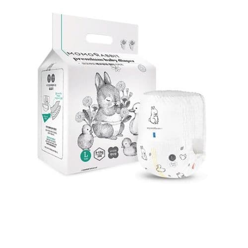 Tã quần MoMo Rabbit L28 (Boy -Xanh )