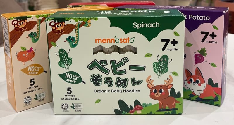 Mì Sợi MenNoSato 200g - Vị Cải Bó Xôi