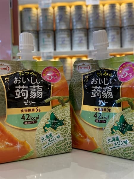 Thạch Trái Cây Tarami Vị Dưa Lưới Dạng Túi 150gr