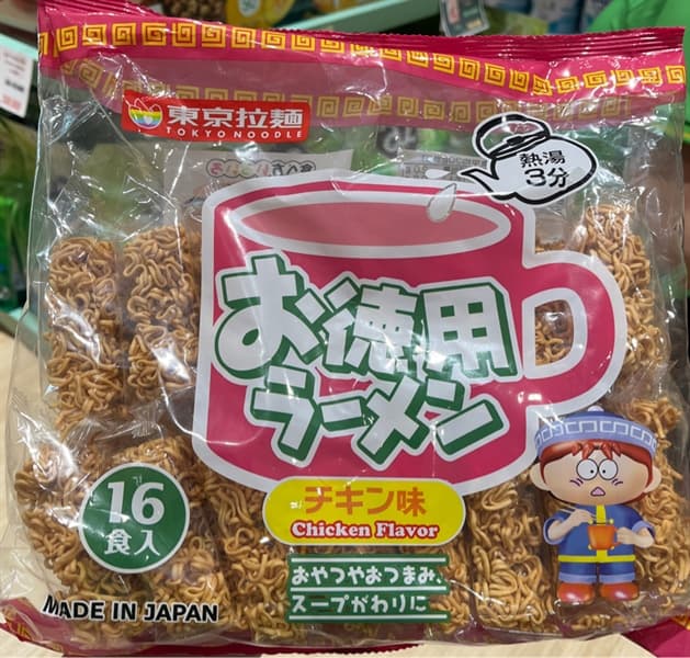 Mì Tokyo Gà 480g- 16 vắt