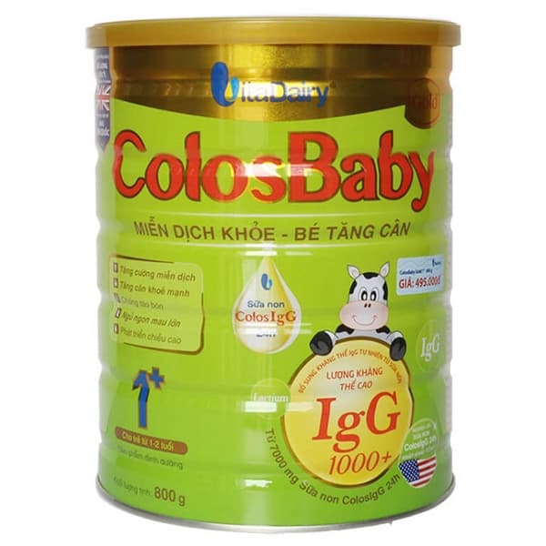 Sữa bột VitaDairy ColosBaby Gold 1+ 800g (vị ngọt)