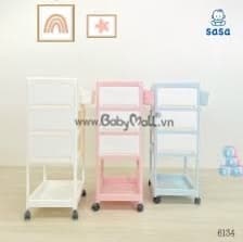 SS Kệ Pastel Sasa 4 tầng - Trắng 3214