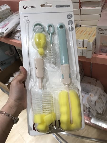 BỘ CỌ RỬA BÌNH 5 CHI TIẾT GEMOM