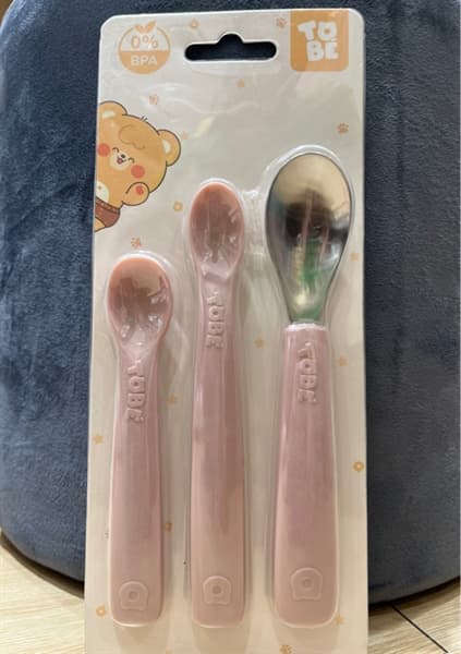 Bộ 3 thìa ăn dặm Tobe Eco Silicone đủ màu