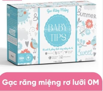 Gạc rơ miệng Baby Tips 10 miếng