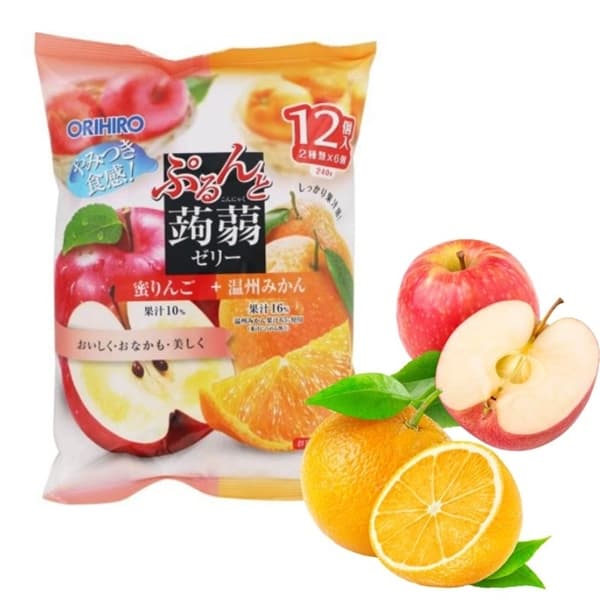 Thạch Orihiro 240gr - Táo & Cam (16081)