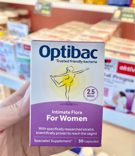 Viên uống phụ khoa OptiBac Tím (30V)