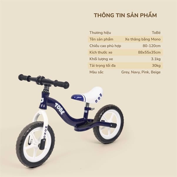 Xe thăng bằng Mono Tobe 8111