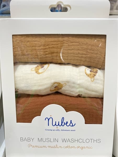 Khăn sữa 2024 - Set Nâu - Muslin
