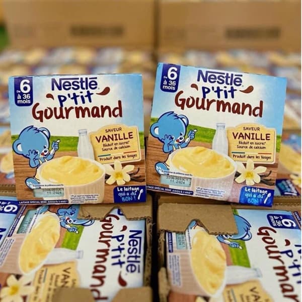 Váng sữa Nestle - Vị Vani 6m+ 4 hộp /vĩ