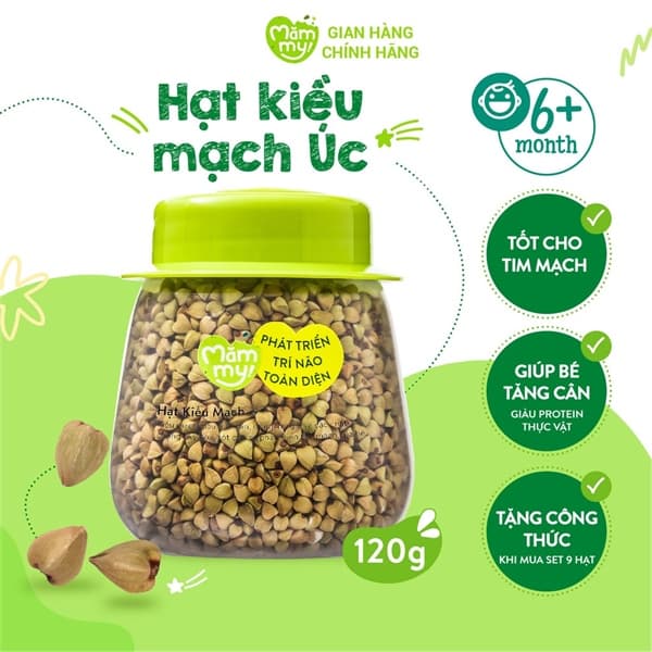 Hạt kiều mạch hữu cơ Mămmy 120g