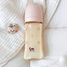 Bình sữa TM tovi and molly- 180ml bình đơn - bản sóc hồng