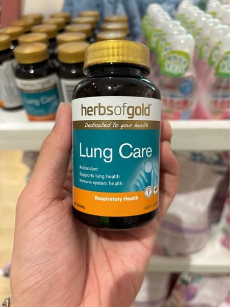 KM Blackmore - Herbs Of Gold Lung Care 60v