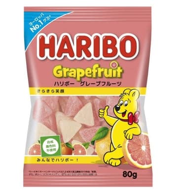 Kẹo dẻo Haribo hương Bưởi 80g (1H/8G)