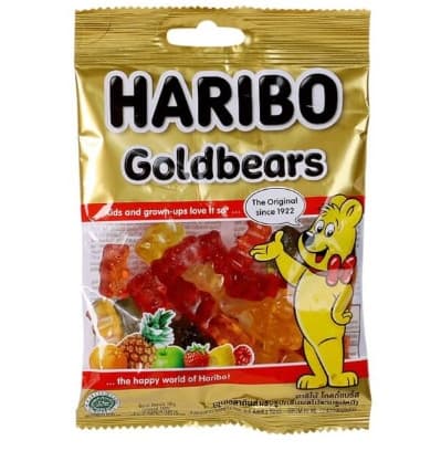 Kẹo dẻo Haribo Goldbaren 80g (1H/10G)