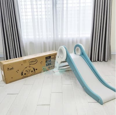 Cầu trượt heo Holla Xanh