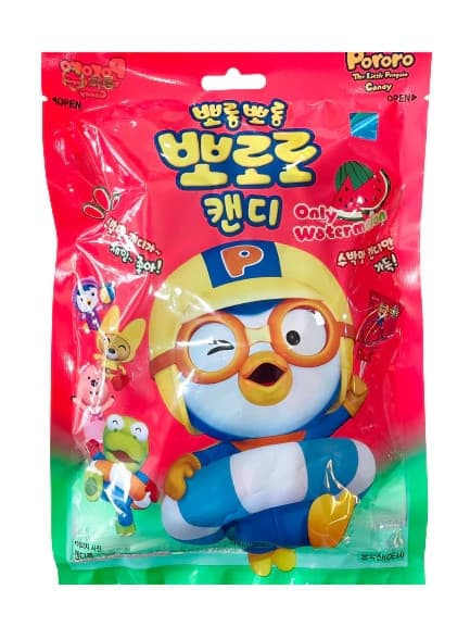 Kẹo mút pororo 132g - Vị dưa hấu