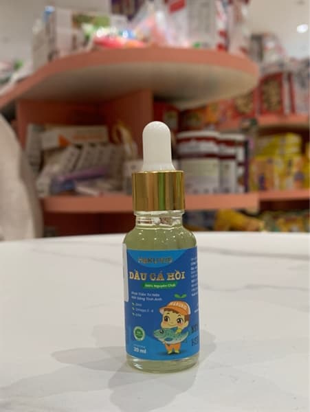 DẦU ĂM DẶM HAKUKID CÁ HỒI 20ml