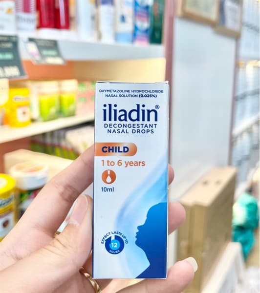 Nhỏ mũi ILiadin 0.025% - Child (1-6y)