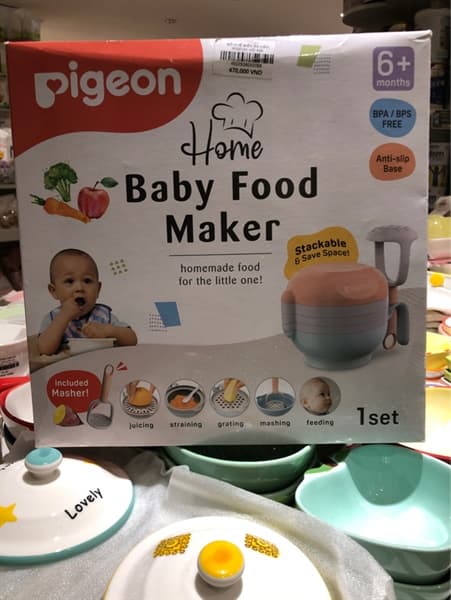 BỘ CHẾ BIẾN ĂN DẶM PIGEON NỘI ĐỊA