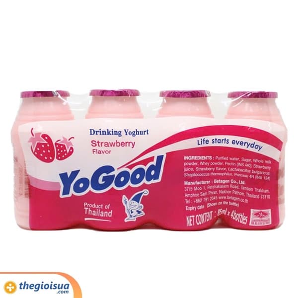 SỮA CHUA UỐNG YOGOOD VỊ DÂU
