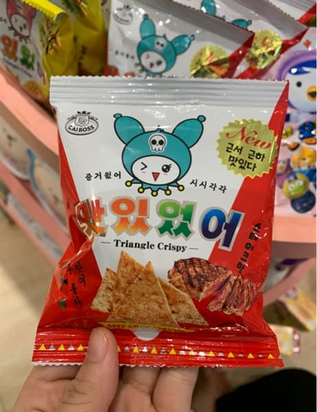 Bánh snack tam giác HQ vị sườn bò 25g đỏ