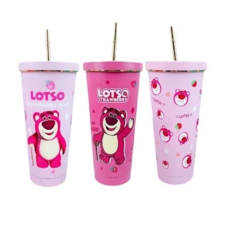 Cốc gấu dâu Lotso 750ml