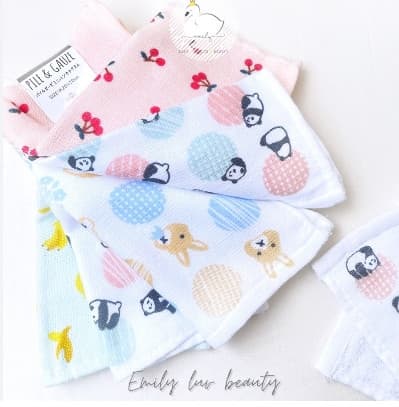 KM Tã Nature - Khăn mặt xuất nhật Pile & Gauze (1 bịch)