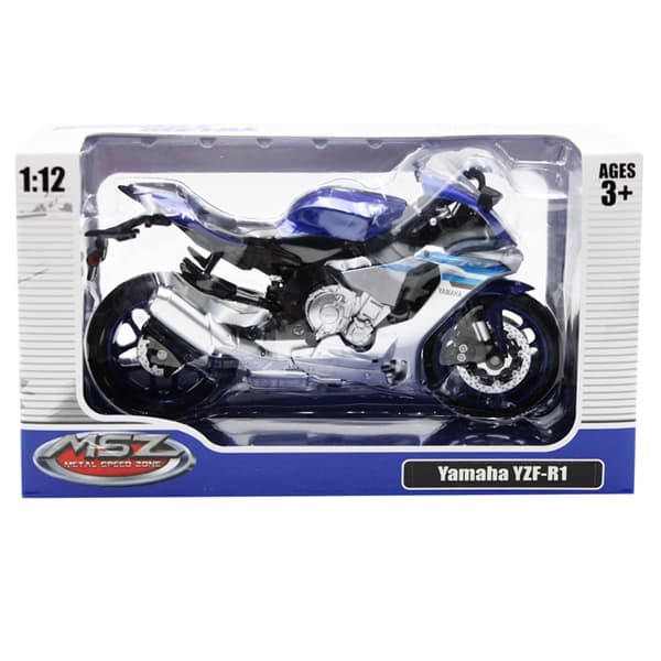 Mô hình xe Yamaha YZF-R1 (Xanh) 1:12 MSZ 4928 (68491A)