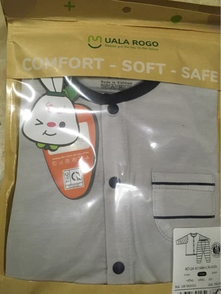 BỘ CÀI GIỮA DÀI TAY UALAROGO 3-6M