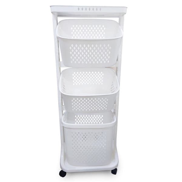 Kệ Nhựa 3 Tầng Việt Nhật Trắng