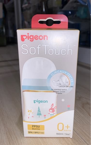 Bình SofTouch PPSU Plus WN3 Thú Cưng 160ml