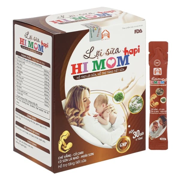 Lợi sữa Hapi Hi Mom 30 gói