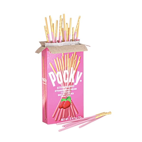 Bánh que Pocky dâu tây (6 bịch / lốc)