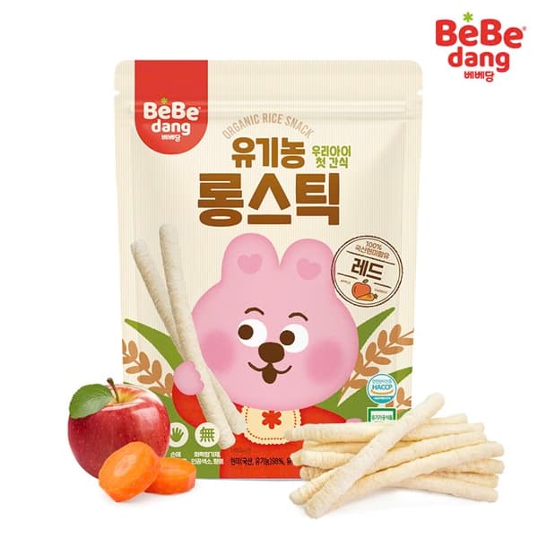 BÁNH GẠO ONE FOOD DẠNG QUE VỊ TÁO CÀ RỐT 5M+