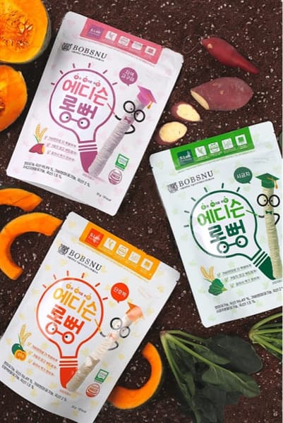 Bánh gạo dài Bobsnu vị khoai lang tím 30gr