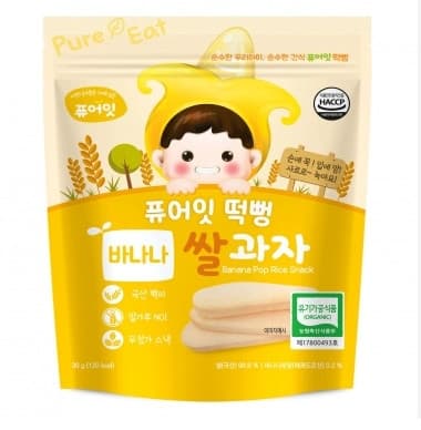 Bánh Dẹt PureEat 30g - Chuối