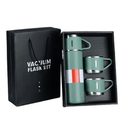 Bộ bình giữ nhiệt kèm 2 cốc 4 màu