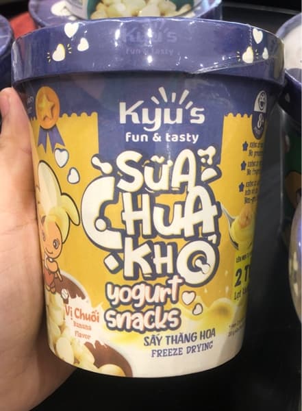 Sữa chua khô sấy thăng hoa 20g - Chuối