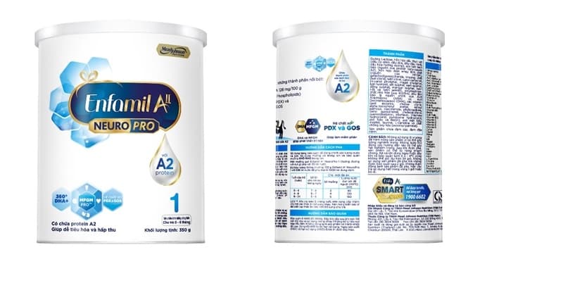 Sữa bột Enfamil Neuro Pro A2 số 1 800g (0-6m)